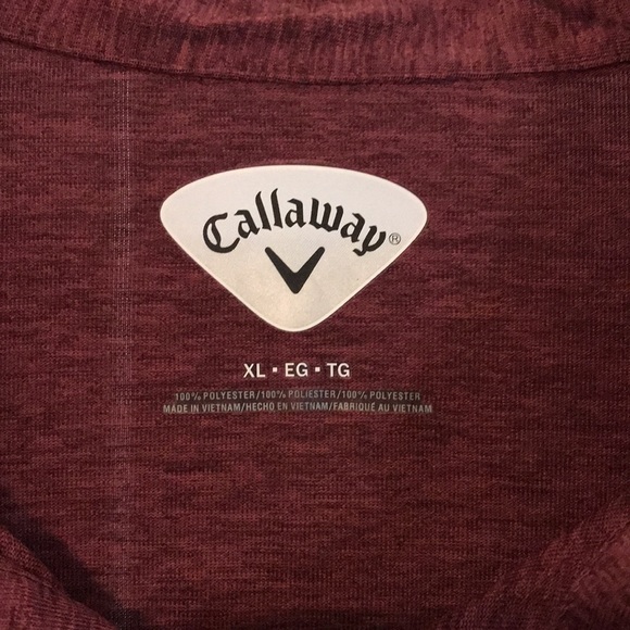 Callaway Men’s Pro Spin Line Golf Polo Shirt - Picture 2 of 3